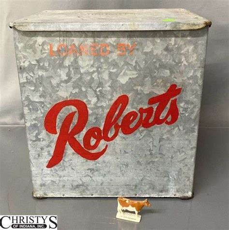 roberts metal milk box|Roberts Milk Box .